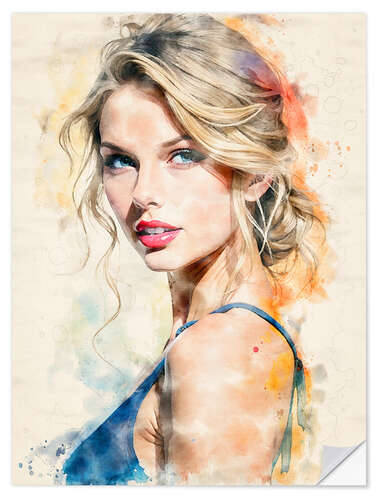 Wandsticker Taylor Swift