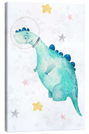 Obraz na płótnie Dinosaur in space I - nobelart