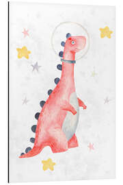 Cuadro de aluminio Dinosaurs in Space II - nobelart