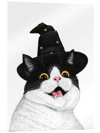 Acrylic print Halloween cat - Valeriya Korenkova
