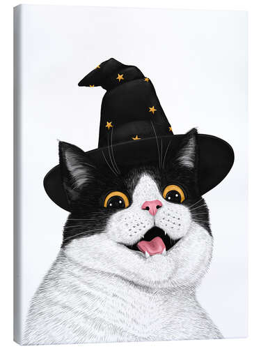 Lienzo Halloween cat