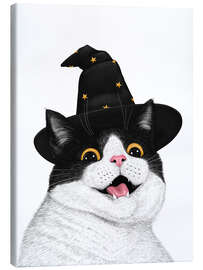 Lienzo Halloween cat - Valeriya Korenkova