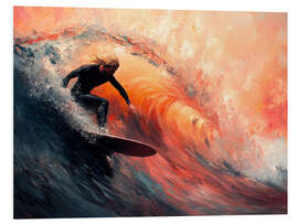 Tableau en PVC In the Heart of the Wave