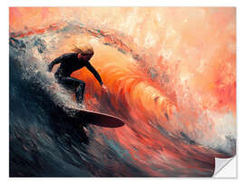 Wall sticker In the Heart of the Wave