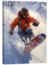 Lienzo Shredding the Peaks - DejaReve