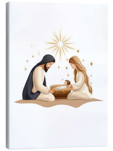 Quadro em tela Silent Night, Sacred Birth