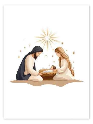 Plakat Silent Night, Sacred Birth
