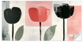 Sticker mural Three Tulips