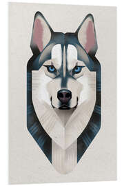 Hartschaumbild Sibirischer Husky - Dieter Braun