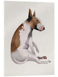 Tableau en verre acrylique Bullterrier - Dieter Braun