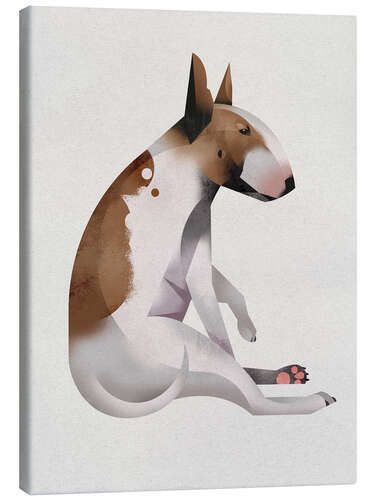 Canvas print Bullterrier