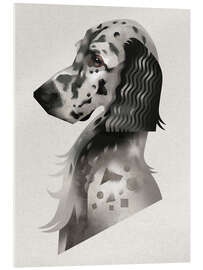 Tableau en verre acrylique English Setter - Dieter Braun