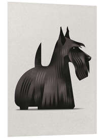 Hartschaumbild Scottish Terrier