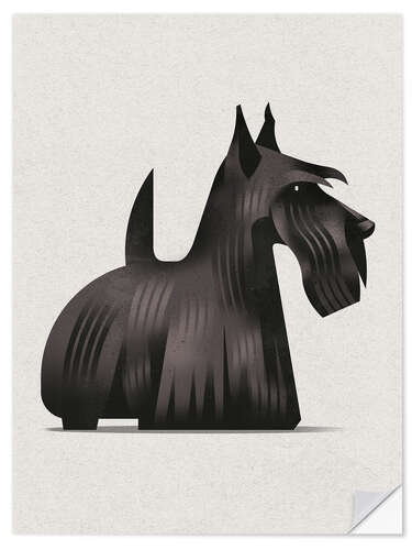 Vinilo para la pared Scottish Terrier