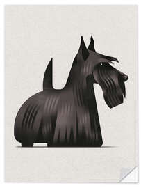 Vinilo para la pared Scottish Terrier - Dieter Braun