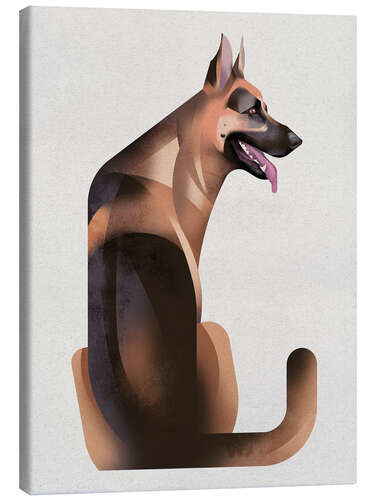 Canvas print German Shepard