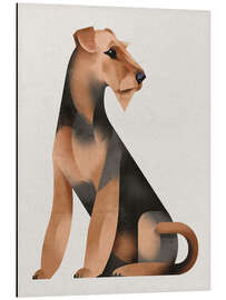 Aluminium print Airedale Terrier - Dieter Braun