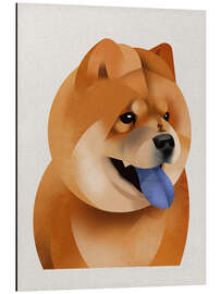 Aluminiumtavla Chow Chow