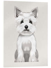 Acrylic print West Highland Terrier