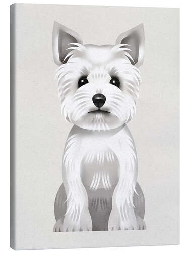 Lienzo West Highland Terrier