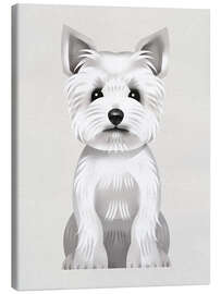Lienzo West Highland Terrier