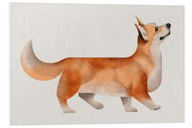 Hartschaumbild Corgi - Dieter Braun