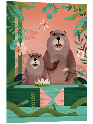Quadro em acrílico Beaver