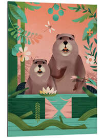 Aluminium print Beaver - Dieter Braun