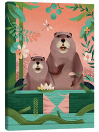 Quadro em tela Beaver - Dieter Braun