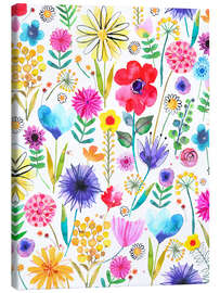 Lienzo Colourful Spring Garden Flowers - Ninola Design