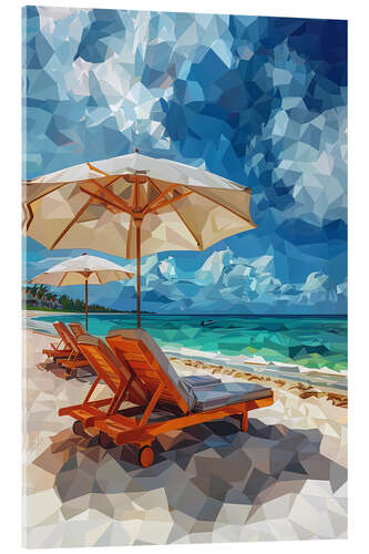 Acrylic print Beach vacation