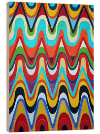 Cuadro de madera Abstracto-Pop 2024 I - Diego Manuel Rodriguez