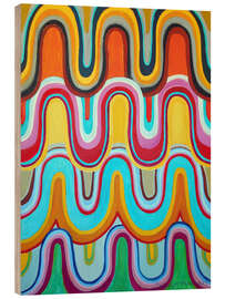 Cuadro de madera Abstracto-Pop 2024 II