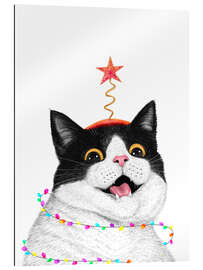 Gallery Print Weihnachtskatze