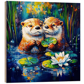 Holzbild Otterly in Love - DejaReve