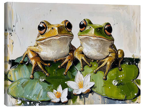 Canvas print Croak & Cuddle