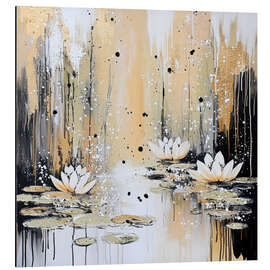 Aluminium print Тhe lily pond - DejaReve