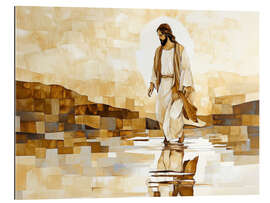 Gallery Print Jesus geht durch den See