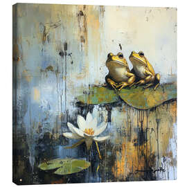 Canvas print Lilypad Lovers - DejaReve