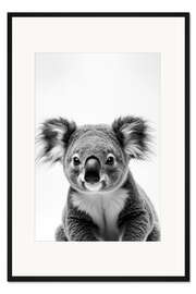 Gerahmter Kunstdruck Baby Koala