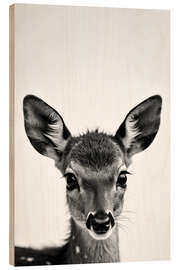 Trätavla Baby Fawn - nobelart