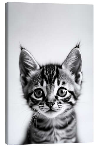 Tableau sur toile Baby Cat