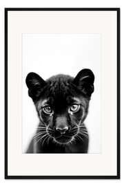 Gerahmter Kunstdruck Baby Panther