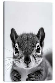 Leinwandbild Baby-Eichhörnchen - nobelart