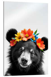 Gallery print Floral Baby Bear