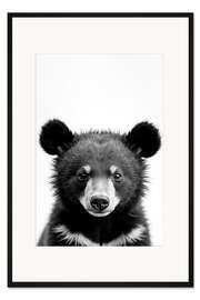 Gerahmter Kunstdruck Baby Bär