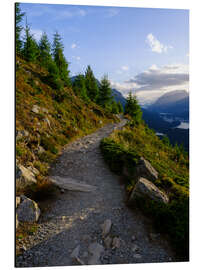 Magnettafel Alpiner Wanderweg, Graubünden, Schweiz