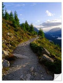 Wandsticker Alpiner Wanderweg, Graubünden, Schweiz