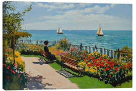 Canvastavla Beautiful view at Sainte Adresse - Felipe Hora