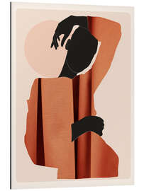Quadro em alumínio Abstract minimal Girl - ThingDesign